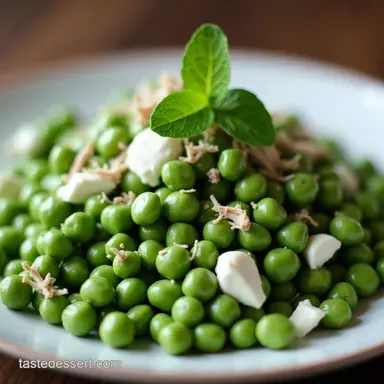 Bright English Pea Salad with Lemony Crème Fraîche