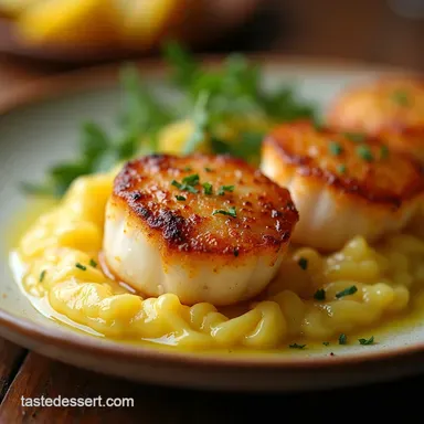 My GoTo for seared scallops easy Restaurant Quality in 10 Mins Recipe Card