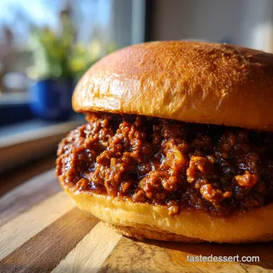The Best Sloppy Joe Recipe Easy Proper Homemade Sauce Cider Vinegar Recipe Card