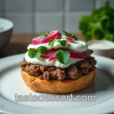 Minted Marvel: Lamb Burger Recipe with Feta & Tzatziki