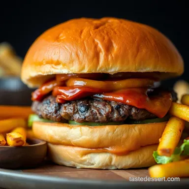 Simple BBQ Burger Recipe: Weeknight Winner! Recipe Card