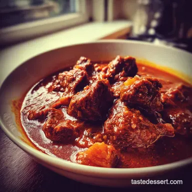 Best Ever Authentic Goulash Recipe SlowCooked Hungarian Beef Stew Recipe Card