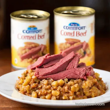 Quintessential canned corned beef hash From Can to Comfort Recipe Card