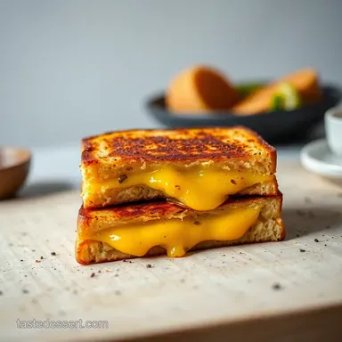 Gourmet Grilled cheese sandwich recipe: Melty Cheese Heaven! Recipe Card
