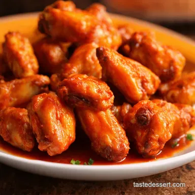 The BEST Buffalo Wings Youll Devour Oven Baked Crispy Recipe Card