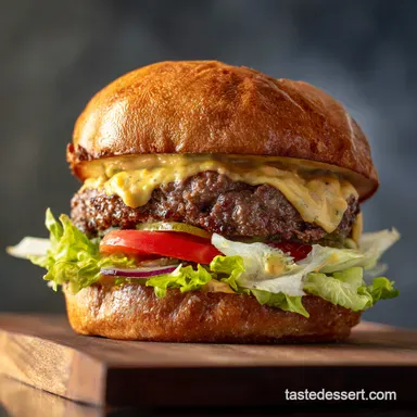 Ultimate Ranch Burger Recipe A Flavor RoundUp Recipe Card