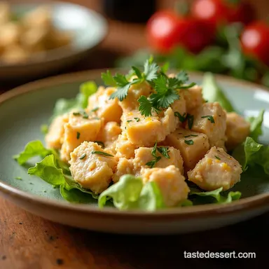 My GoTo Tuna Salad Recipe with Egg Flaky Creamy Recipe Card