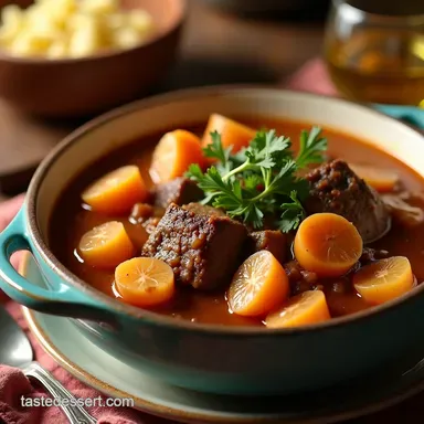 FallOffTheBone Instant Pot Beef Stew Recipe Recipe Card