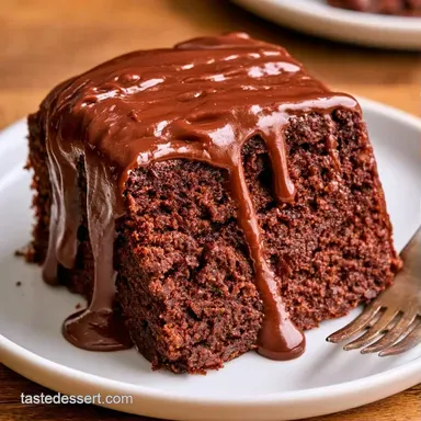 Triple Chocolate Zucchini Cake for 12 Recipe Card
