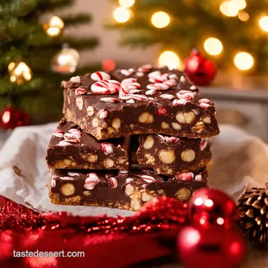 TripleThreat Peppermint Bark Easy Christmas Treat Recipe Card