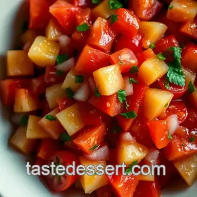 Tropical Pineapple Salsa: A Zesty Delight! presentation