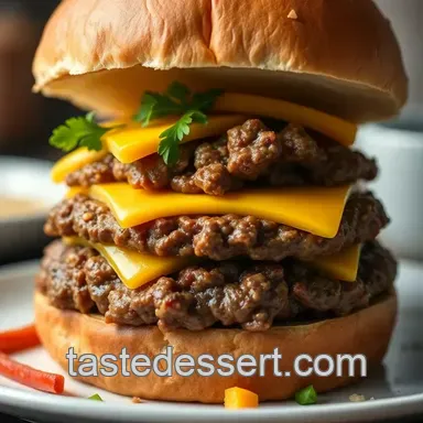 Ultimate Beef Burger: Discover the Difference Between Ground Beef and Ground Chuck Recipe Card