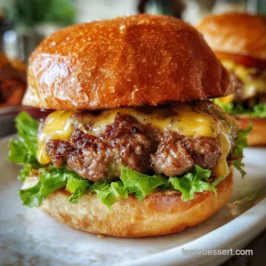 Butter Burgers: The Ultimate Pub-Style Juicy Recipe Recipe Card