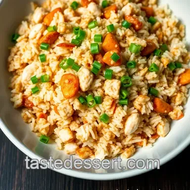 Ultimate Chicken Fried Rice: A Take-Out Favourite at Home presentation