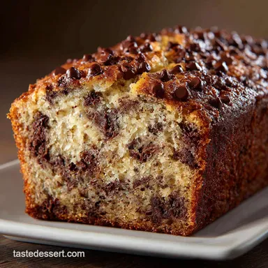 Chocolate Chip Banana Bread: The Moistest Recipe Yet Recipe Card