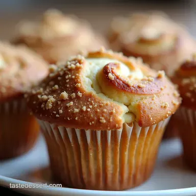 Best Moist Cinnamon Muffins with Crumble Topping Recipe