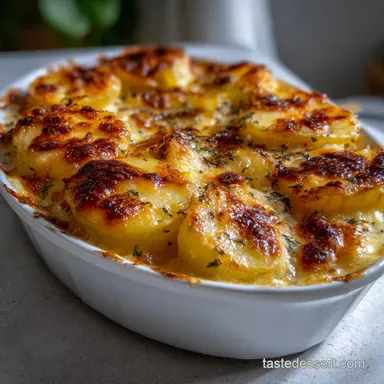 Au Gratin Potatoes: The Ultimate Creamy Gruy&egrave;re Bake Recipe Card