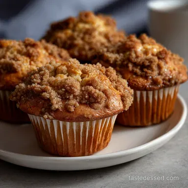Easy Cinnamon Muffins: Ultra-Moist Crumb Topping
