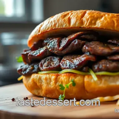 Ultimate Flank Steak Sandwich: Juicy, Flavorful & Easy to Make