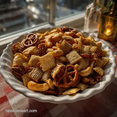 Chex Mix: The Ultimate Homemade Oven Recipe Recipe Card