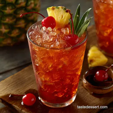 New Orleans Hurricane Drink Recipe: The Ultimate Tropical Rum Cocktail Recipe Card