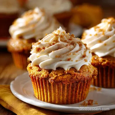 Pumpkin Cupcakes: Ultimate Spiced Recipe with Brown Butter Frosting Recipe Card
