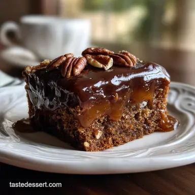 Texas Sheet Cake: Moist Chocolate with Fudge Glaze Recipe Card