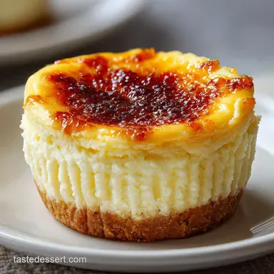 Vanilla Bean Cr&egrave;me Br&ucirc;l&eacute;e Cheesecake Cupcakes in 42 Minutes Recipe Card