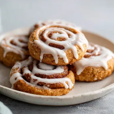 Vegan Gluten Free Cinnamon Roll Cookies in 32 Min Recipe Card