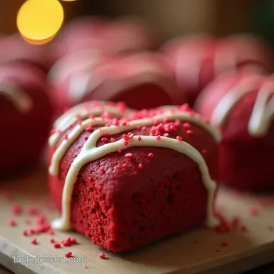 Decadent Red Velvet Heart Pops with Cream Cheese Glaze Recipe Card