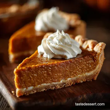 Pumpkin Pie Recipe: Velvety Spiced Filling and Flaky Butter Crust Recipe Card