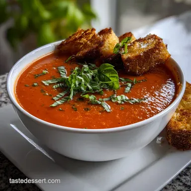 Immersion Blender Recipes: Velvety Tomato Soup in 30 Min Recipe Card