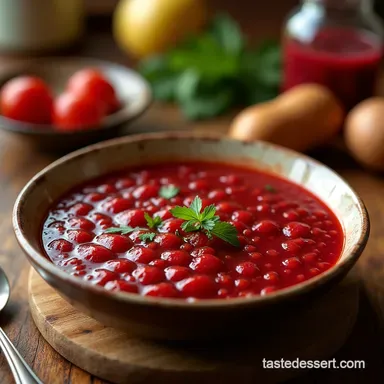 Authentic Classic Borscht Recipe Deeply Comforting Beet Soup Recipe Card