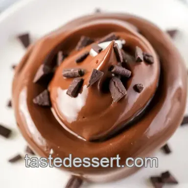 Whip Dark Chocolate Delight presentation