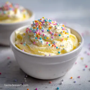 White Chocolate Pudding Frosting for Cupcakes in 10 Minutes Recipe Card
