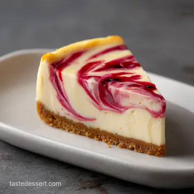 Ultimate White Chocolate Cheesecake with Raspberry Swirl