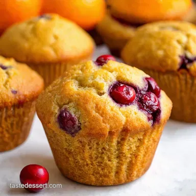 Cranberry Orange Muffins Zesty Sunshine in Every Bite Recipe Card