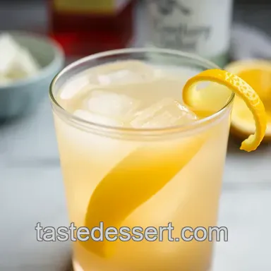 Zesty Lemon Twist Martini: A Citrus-Infused Classic presentation