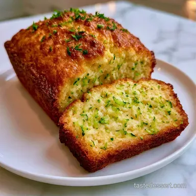 Lemon Zucchini Bread for 8 Servings Recipe Card