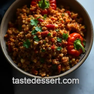 Zesty Stuffed Peruvian Red Peppers: A Family Favourite Recipe Recipe Card