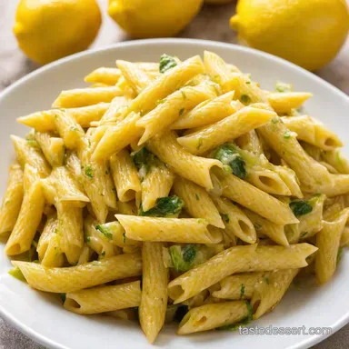 Zingy Lemon Pasta Salad The BEST Side Dish for BBQ Recipe Card