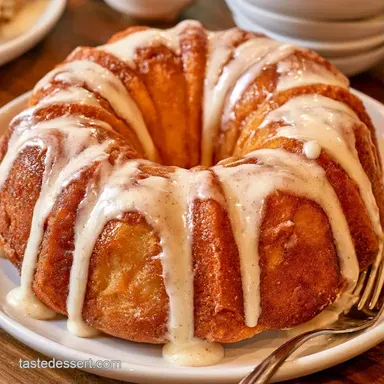 Zucchini Bundt Cake for 16 Servings Recipe Card