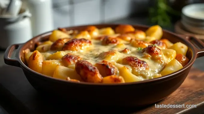 Creamy Edam Cheese Potato Bake