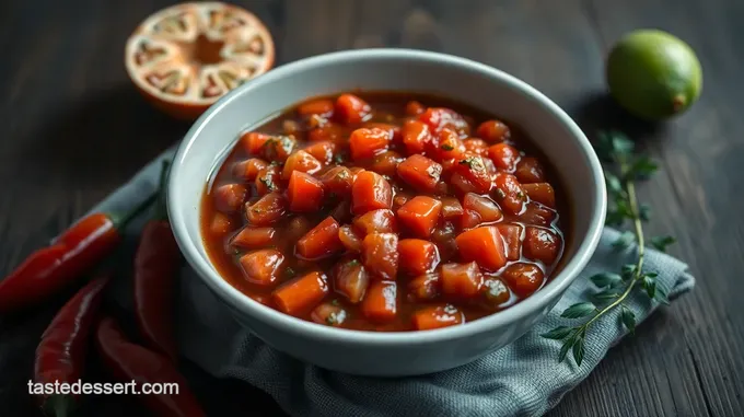 Fiery Chili de Arbol Salsa