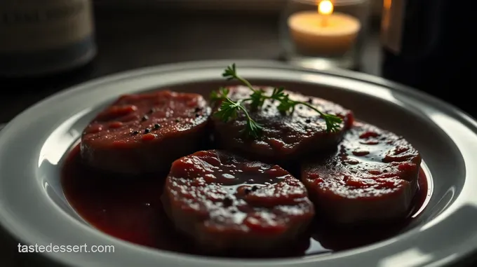 Filet Mignon Medallions with Red Wine Reduction