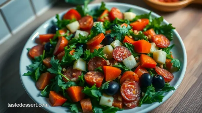Fresh & Zesty Salad in a Bag: A Quick and Easy Vibrant Antipasto Medley