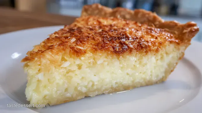 Island Dreams: The Ultimate Coconut Custard Pie