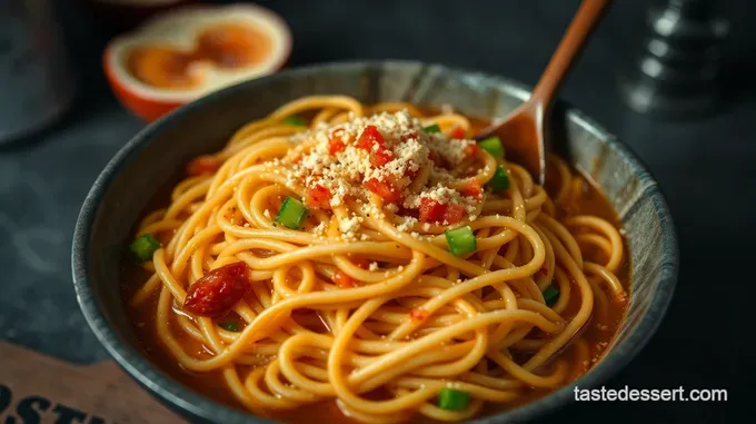 Quick and Tasty Ramen Noodles with Savory Seasoning