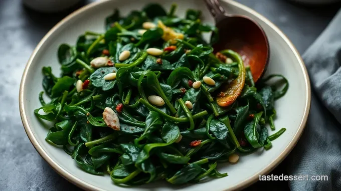 Savory Sautéed Dandelion Greens with Garlic and Lemon