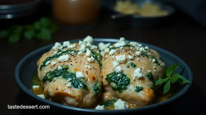 Spinach & Feta Stuffed Chicken Breasts